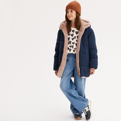 La Redoute Collections Warme wendbare Steppjacke mit Kapuze  