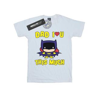 DC COMICS  Tshirt DAD LOVE YOU THIS MUCH 