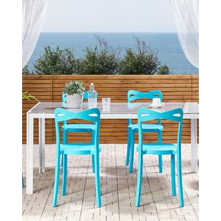 Beliani Lot de 6 chaises en Matière synthétique Moderne CAMOGLI  