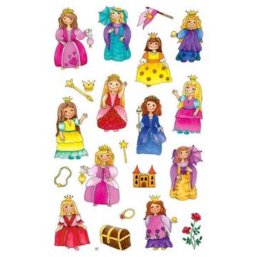Z-DESIGN Sticker Kids 53198 Prinzessinen 3 Stück