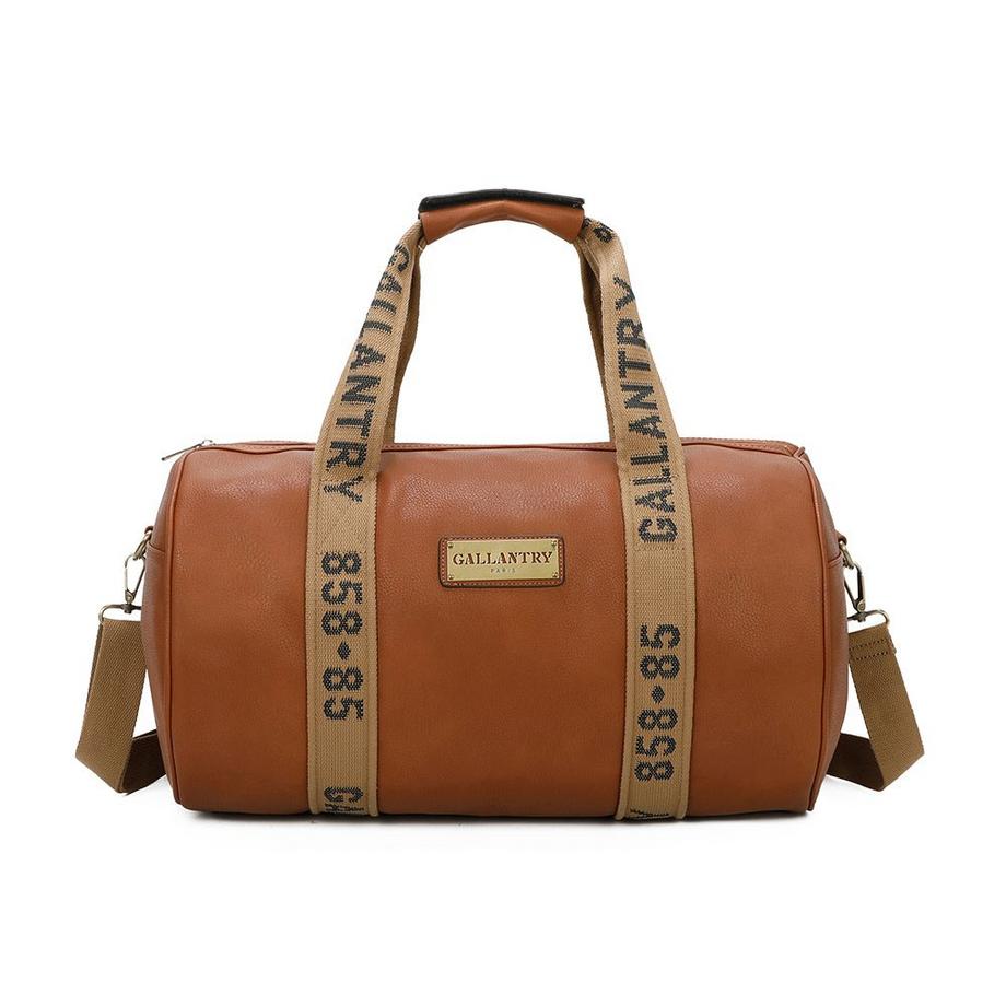 Sac de Voyage Polochon Marron