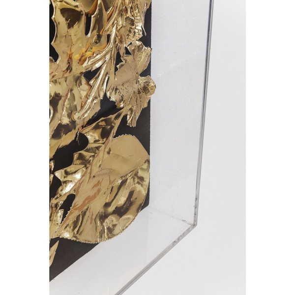 KARE Design Dekorahmen Gold Leaf  120x120cm  