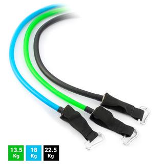 InnovaGoods  Set de Bandes de Résistance avec Accessoires et Guide d´Entraînement Tribainer InnovaGoods (pack de 3) 