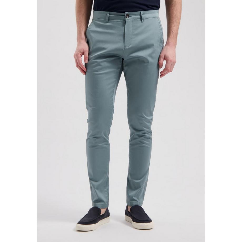 Dstrezzed Charlie Chino Peach Satin Slim Fit Pantalon  