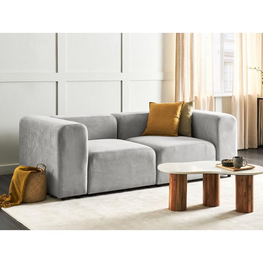 Beliani 2 Sitzer Sofa aus Cord  FALSTERBO  