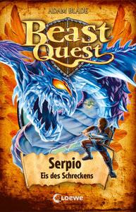 Beast Quest (Band 65) - Serpio, Eis des Schreckens Blade, Adam; Loewe Kinderbücher (Hrsg.); Margineanu, Sandra (Übersetzung) Copertina rigida 