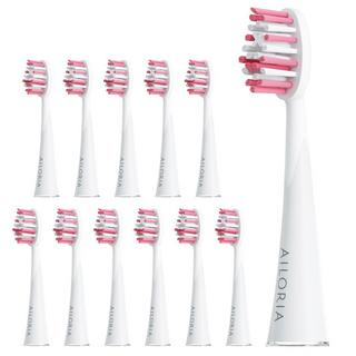 AILORIA SHINE BRIGHT Set di 12 testine di ricambio per spazzole Extra Clean  
