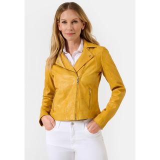 RICANO  Lederjacke, Bikerjacke mit Reverskragen 