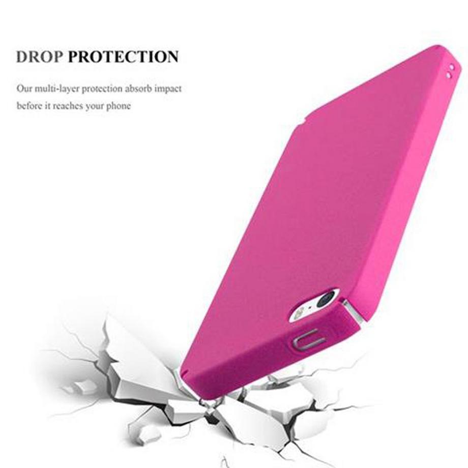 Cadorabo  Hülle für Apple iPhone 5  5S  SE 2016 Hard Case in Frosted Optik 
