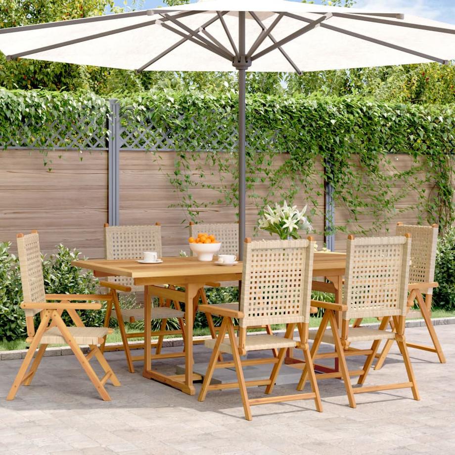 VidaXL set da pranzo da giardino Legno di acacia  
