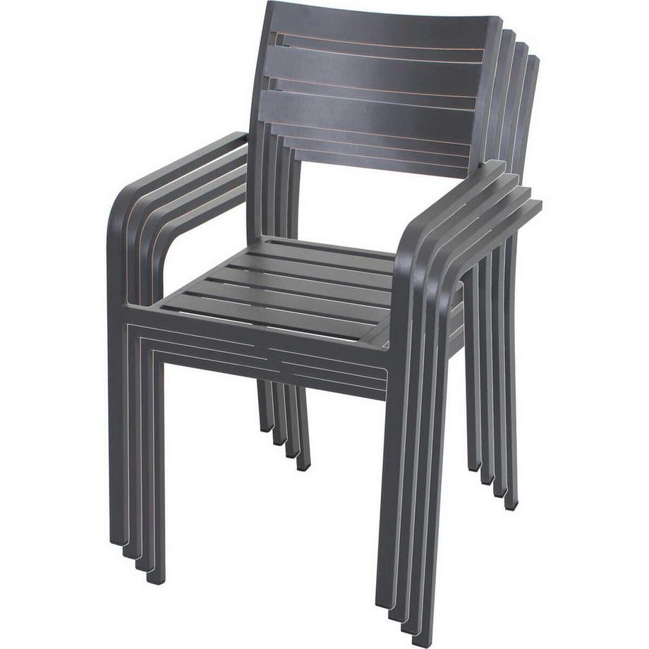 mutoni pleasure Gartenstuhl Treviso (4-er Set)  