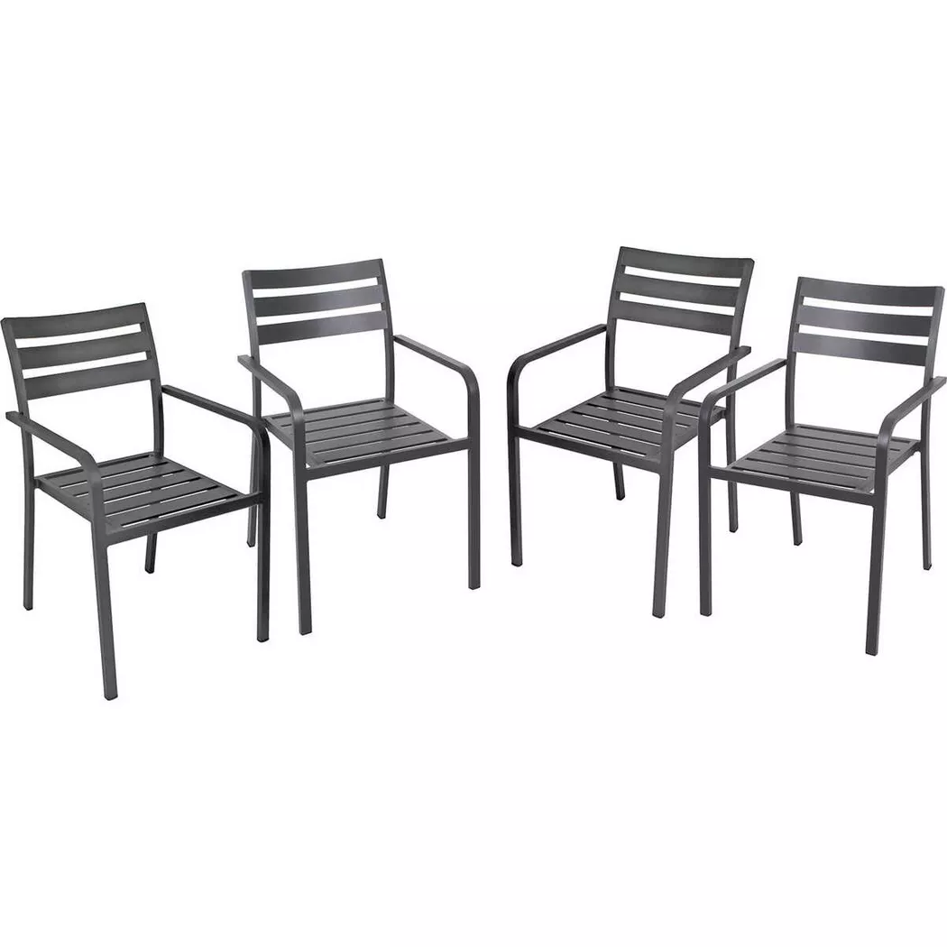 Garden Pleasure Stapelstuhl "TREVISO" (Set) 4 Stk.4er Set