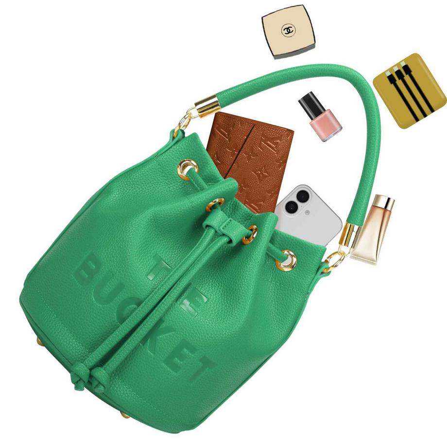 Gallantry THE BUCKET Genarbte Beuteltasche  