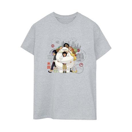 Disney Big Hero 6 Bedrucktes T-Shirt  
