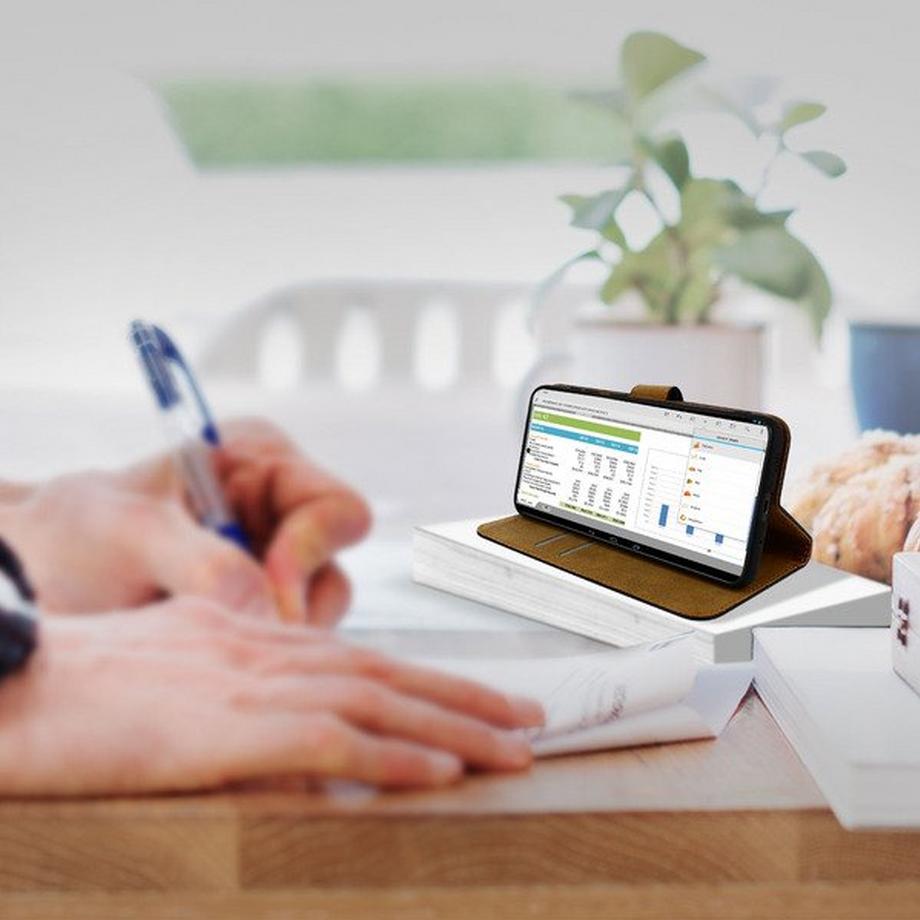 Avizar  Klappetui Samsung Galaxy A51 Schwarz 