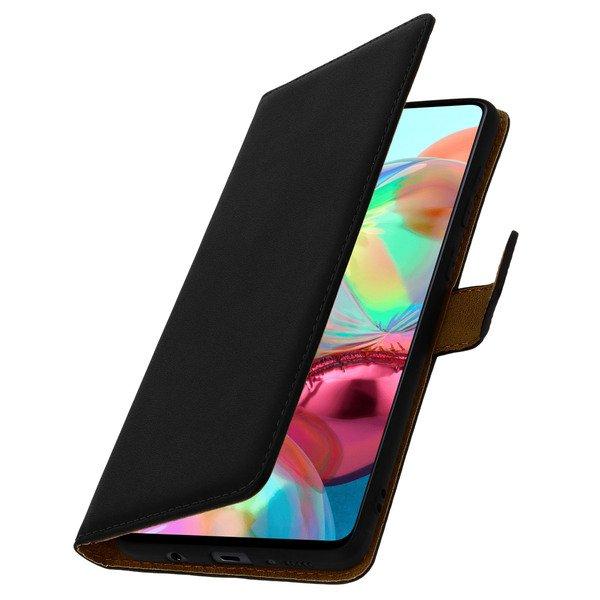 Avizar  Étui Folio Galaxy A51 Cuir Noir 