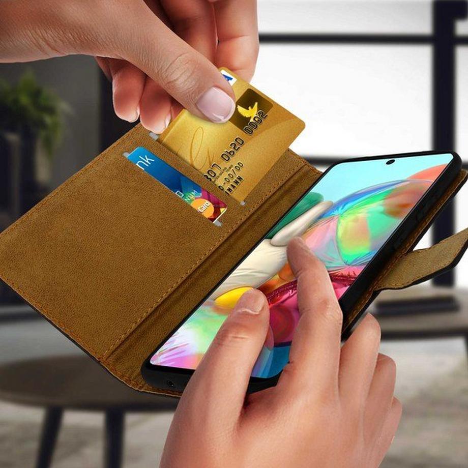 Avizar  Klappetui Samsung Galaxy A51 Schwarz 