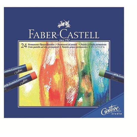 FABER CASTELL  Creative Studio Ölpastellkreide, 24er Kartonetui 