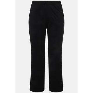 Ulla Popken  Pantalon de jogging à jambes droites et taille élastique 