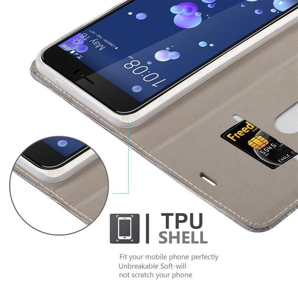 Cadorabo  Housse compatible avec HTC OCEAN / U11 - Coque de protection avec fermeture magnétique, fonction de support et compartiment pour carte 