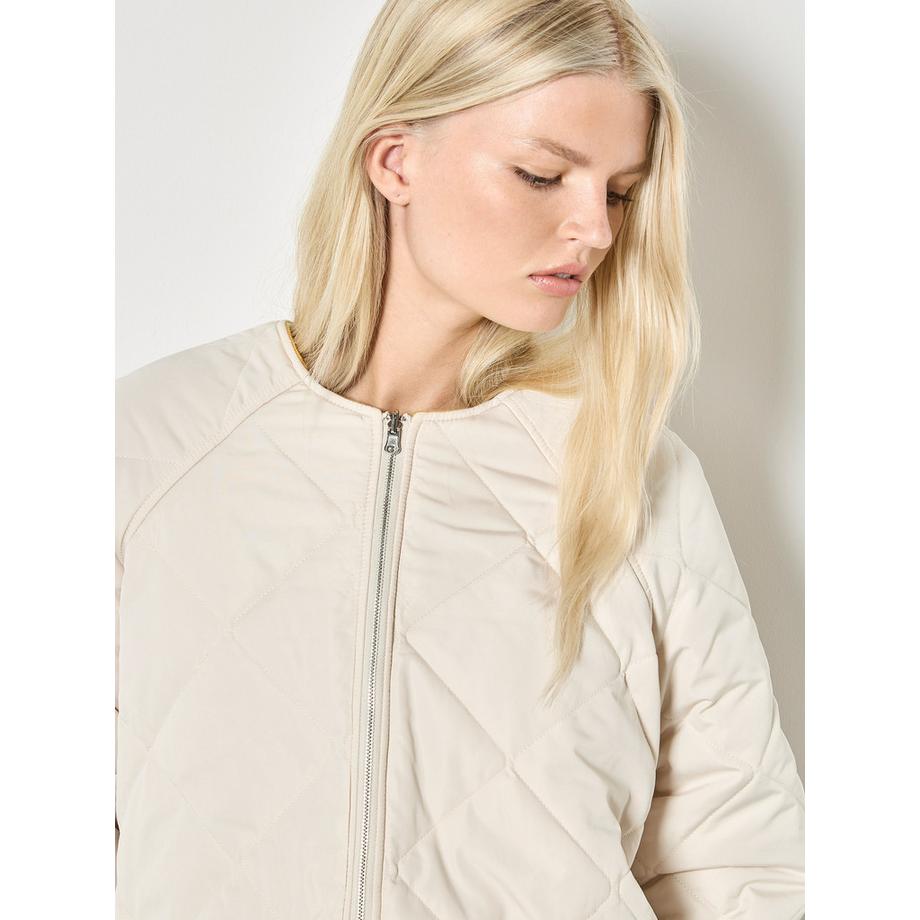APRICOT Veste Réversible Matelassée Polaire Carreaux  