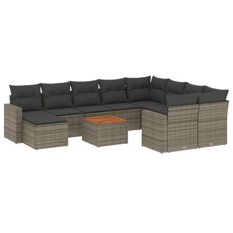 VidaXL Garten sofagarnitur poly-rattan  