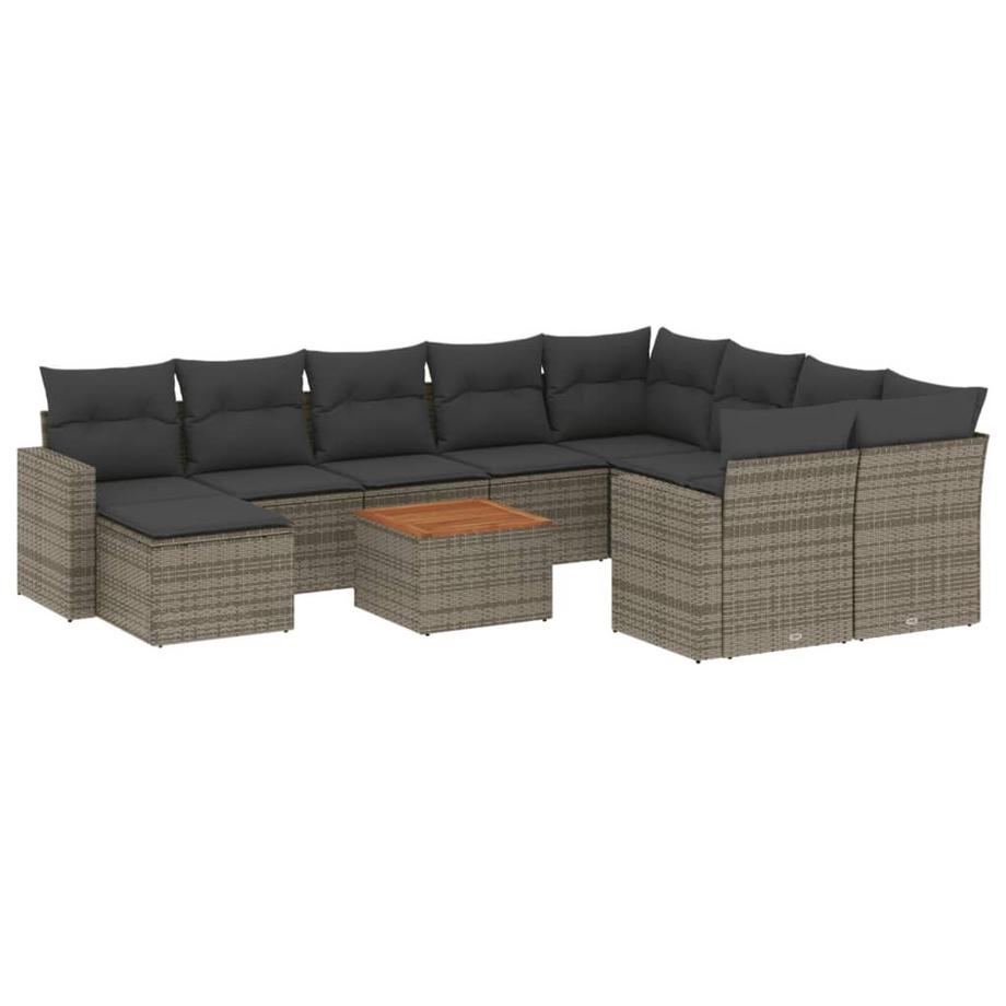 set divano da giardino Polirattan