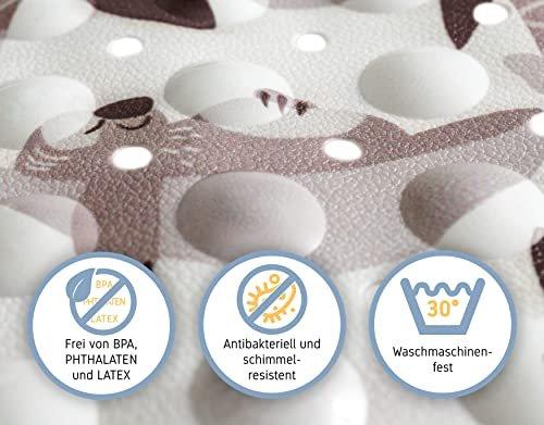 Activity-board Happy Beach - Badewannenmatte für Kinder | Premium Antirutschmatte Badewanne 100x40cm | Cooles,  