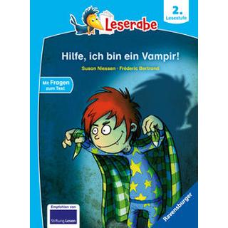 Hilfe, ich bin ein Vampir! - Leserabe 2. Klasse - Erstlesebuch für Kinder ab 7 Jahren Niessen, Susan; Bertrand, Fréderic (Illustrationen) Gebundene Ausgabe 