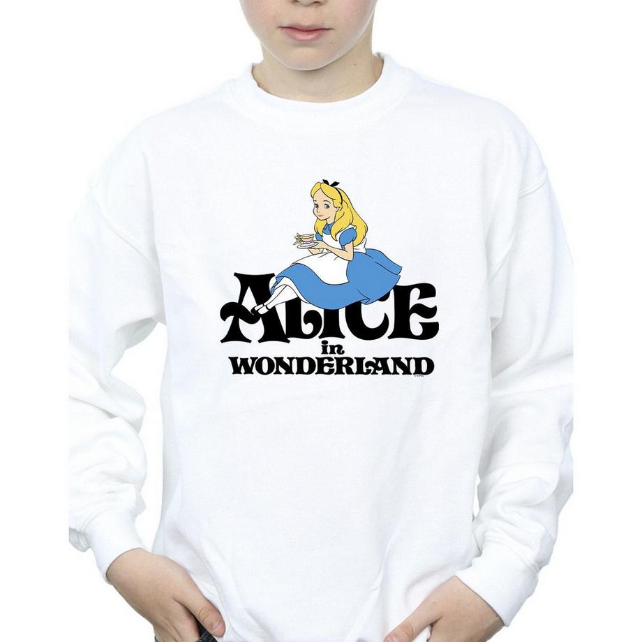 Disney  Alice In Wonderland Tea Drinker Sweatshirt 