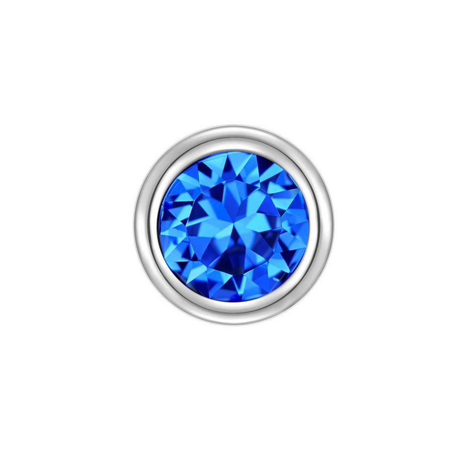 Glanzstücke München  Piercing Geburtsstein Sterling Silber Zirkonia 