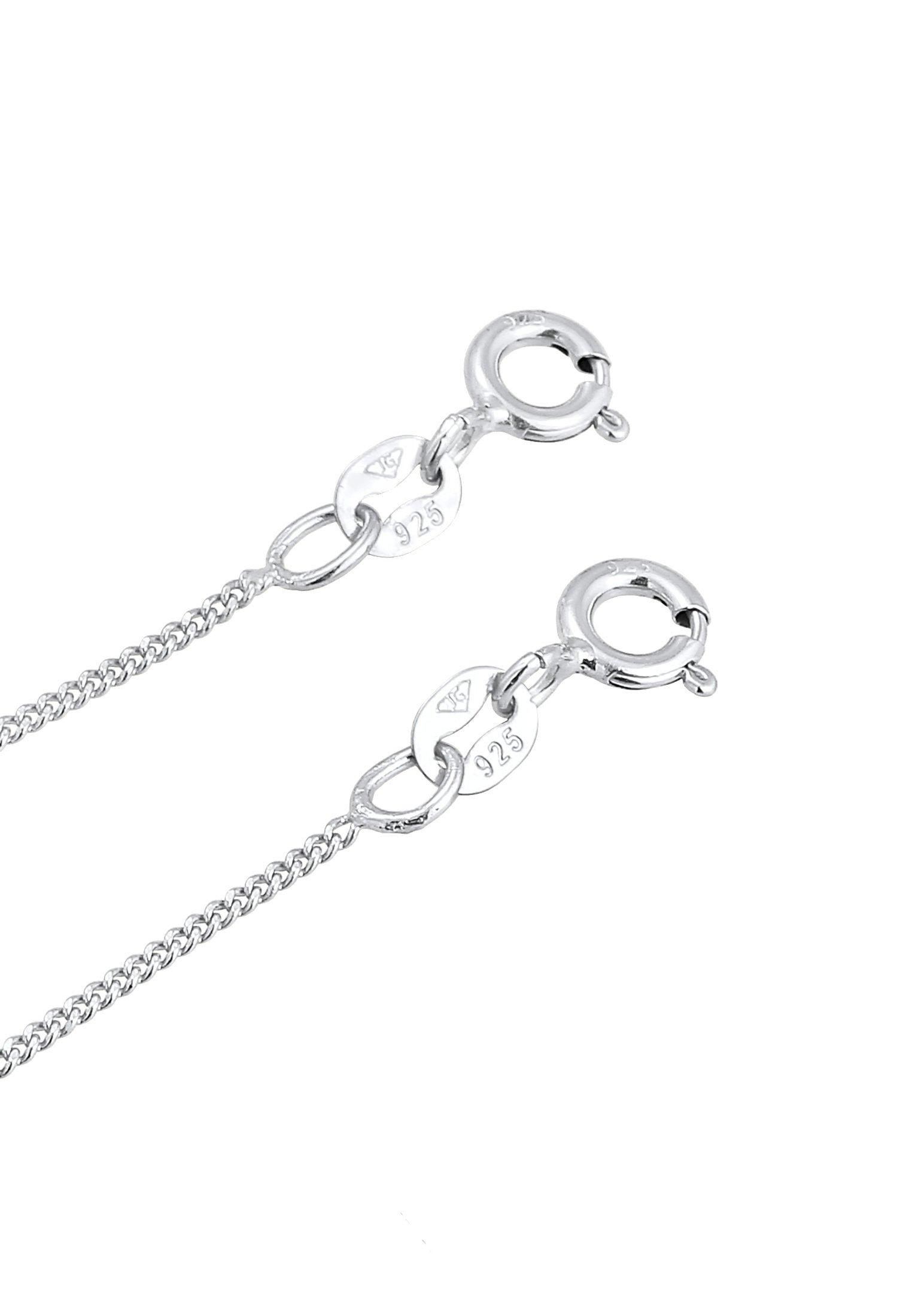 Elli  Fußschmuck Stern Halbmond Astro Duo Set 925 Silber 