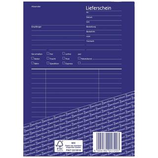 Avery-Zweckform  Avery Zweckform Lieferschein, A5 