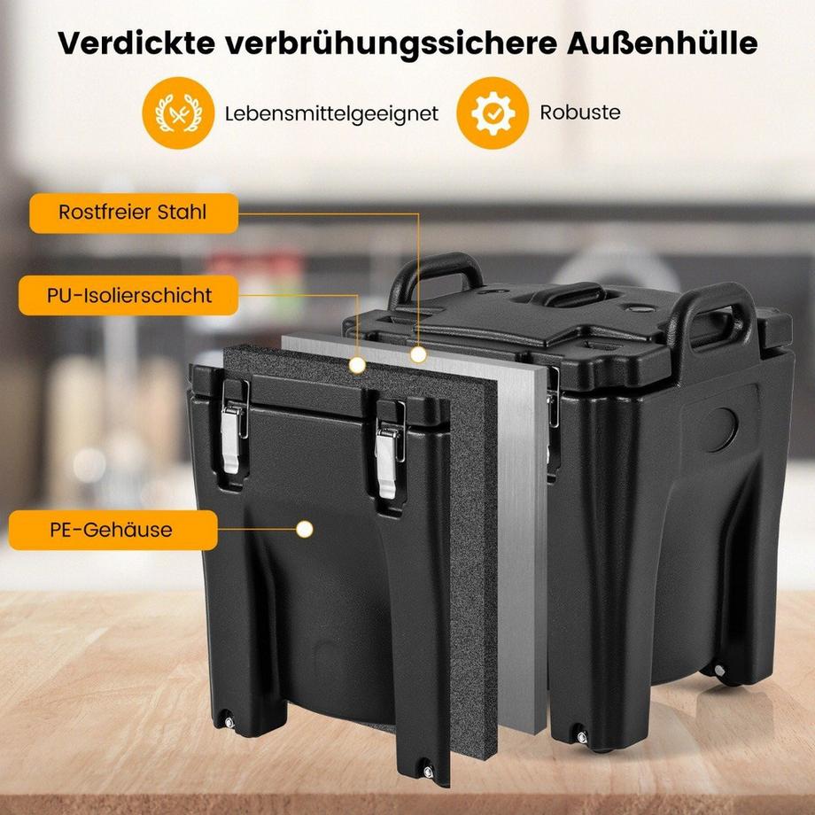 Northix  Contenant alimentaire isolé avec isolation à 3 couches 