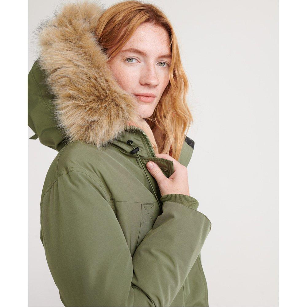 Superdry  gefütterter parka für damen rookie 