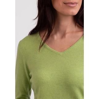 CASH-MERE.CH  Recycelter Kaschmir V-Ausschnitt Pullover 