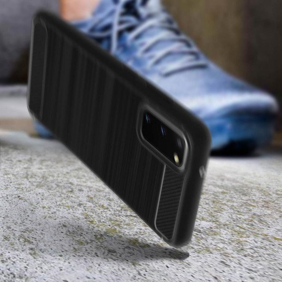 Avizar  Carbon-Case Samsung Galaxy S20 Schwarz 