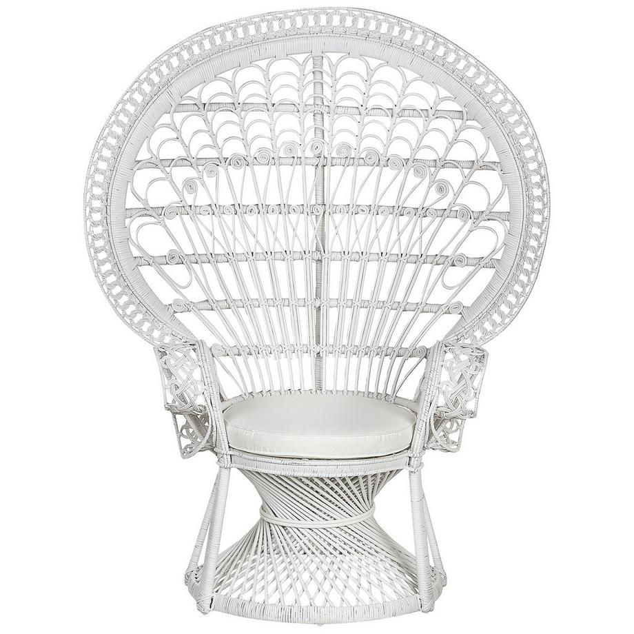 Beliani Sedia Peacock en Rattan Classico EMMANUELLE  