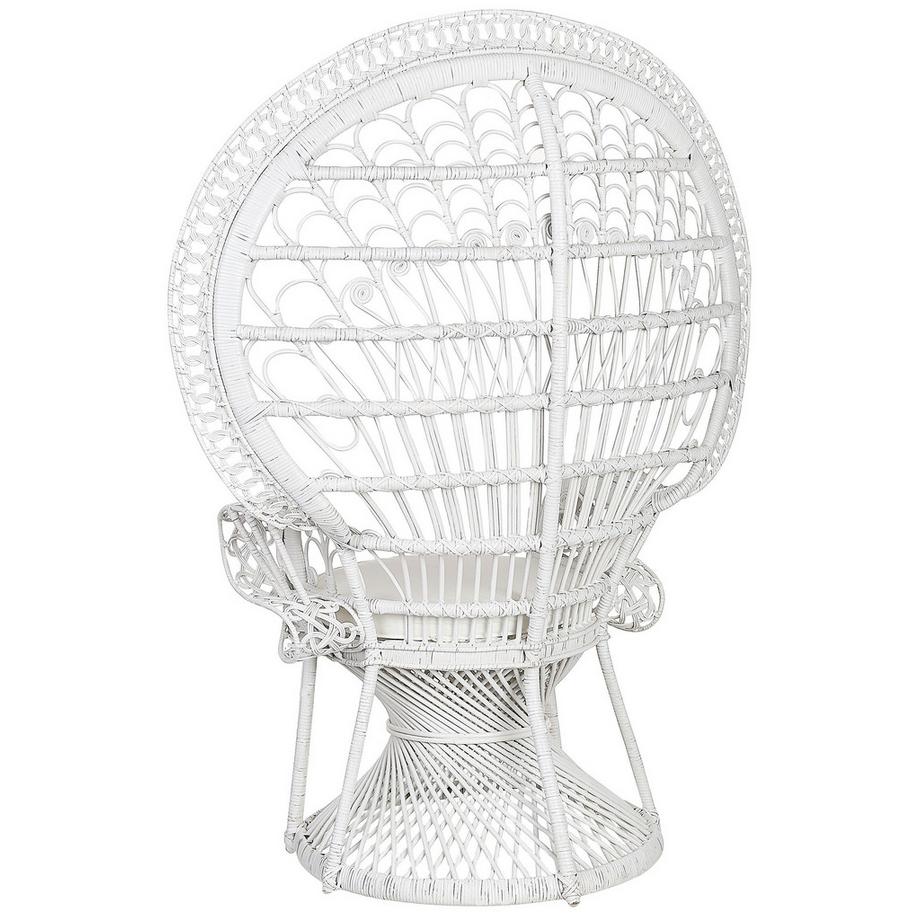 Beliani Sedia Peacock en Rattan Classico EMMANUELLE  