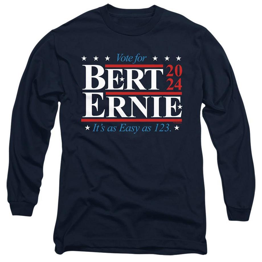 T-ShirtManches Longues Bert Ernie For President Vote