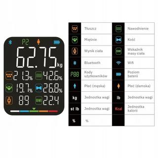 Northix Bilancia pesapersone analitica 15 parametri Apple Health Google Fit SCALA WEBBER  