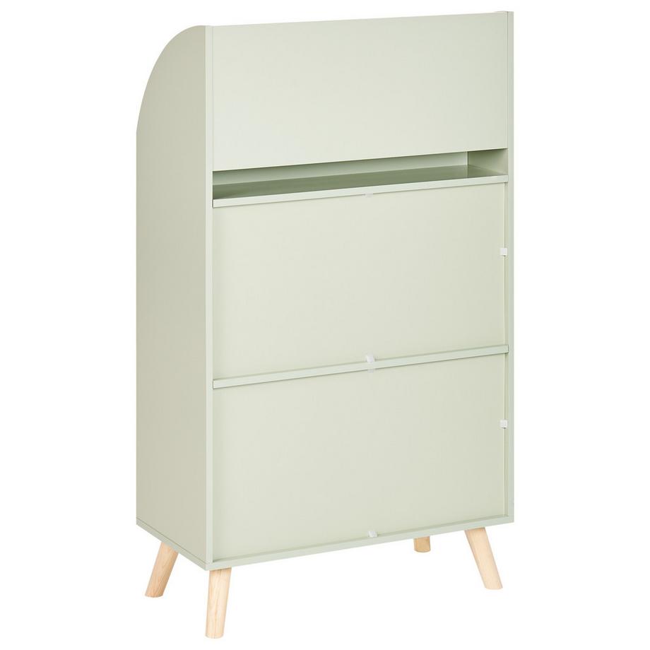 Beliani Bibliothèque 3 étagères en MDF Scandinave LILOET  