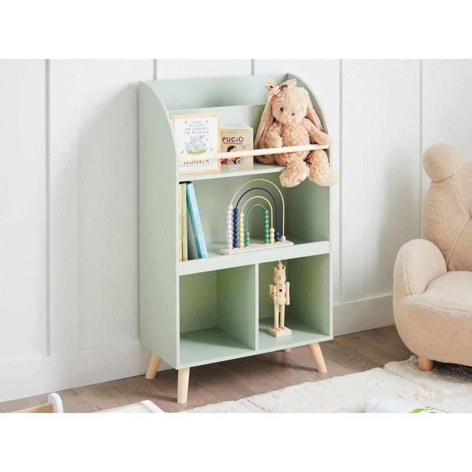 Beliani Bibliothèque 3 étagères en MDF Scandinave LILOET  