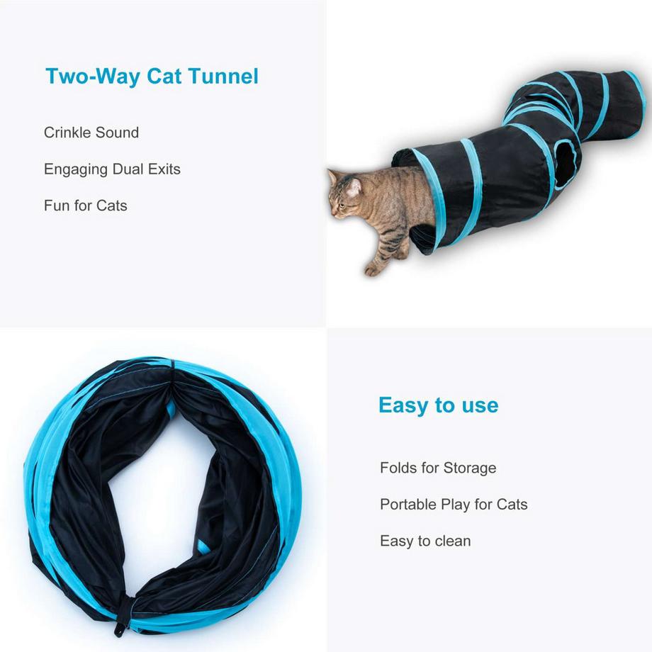 Intirilife  Giocattolo A Tunnel Per Gatti 