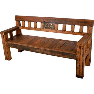 mutoni Panca da giardino Sumba teak marrone scuro 180  