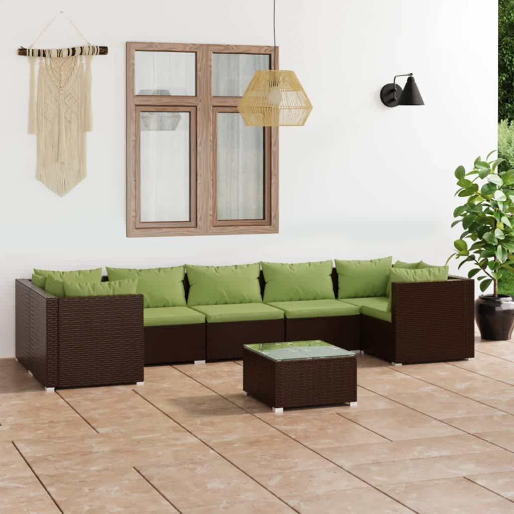 VidaXL Garten-lounge-set poly-rattan  