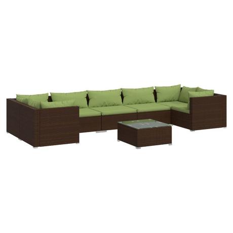 VidaXL Garten-lounge-set poly-rattan  