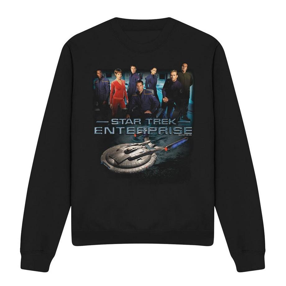 Star Trek Enterprise Stampa Regular Fit Felpa  
