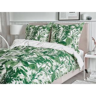 Beliani Draps en Coton Moderne GREENWOOD  