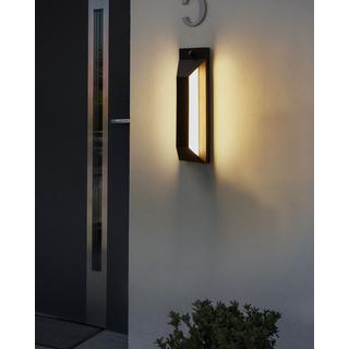 Beliani LED Aussenwandleuchte aus Eisen Modern MAWZA  